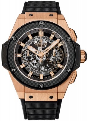 AAA Replica Hublot King Power UNICO Gold Mens Watch 701.oq.0180.rx